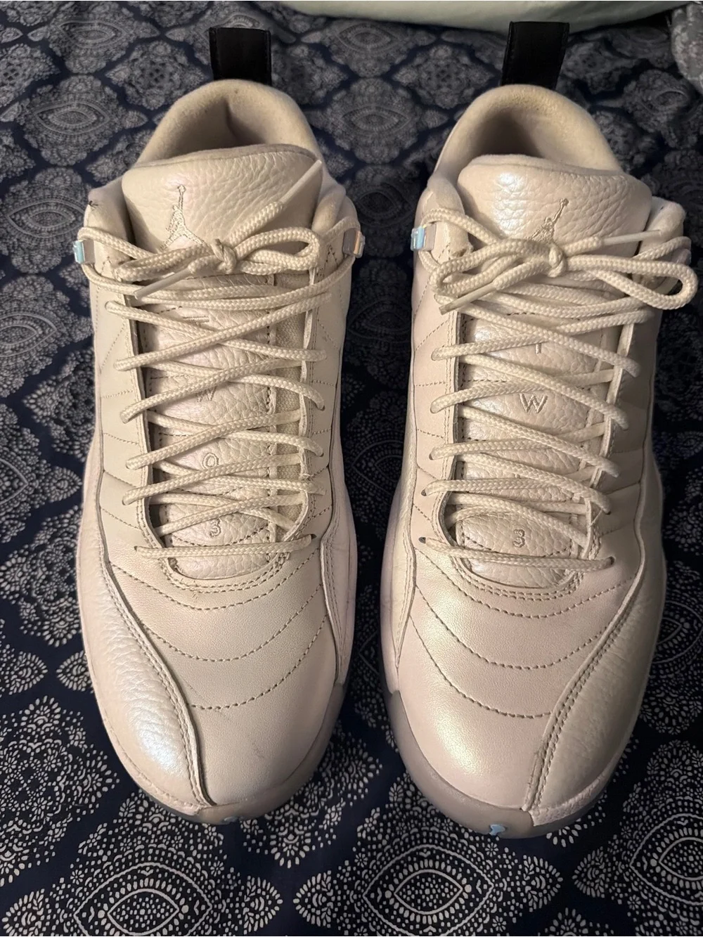 Jordan 12 Retro Easter Egg Cream Men's Low-Top Athletic Sneakers